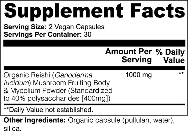 Premium Reishi Mushroom Immune Support, Stress Relief, And Overall Wellness - Yahko Merchandise