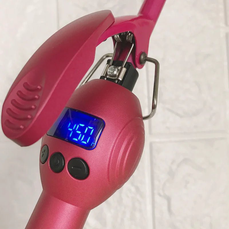 Professional 9mm Curling Iron with LCD Display - Yahko Merchandise