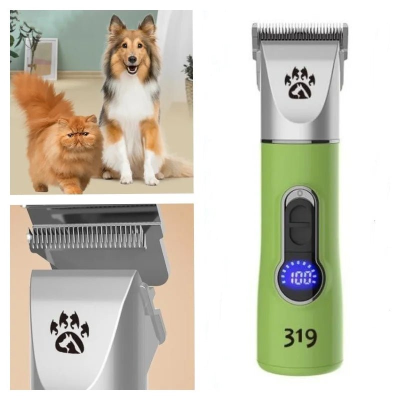 Professional Cordless Dog Grooming Clipper Heavy Duty Electric Pet - Yahko Merchandise