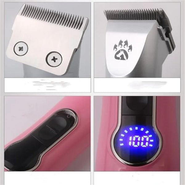 Professional Cordless Dog Grooming Clipper Heavy Duty Electric Pet - Yahko Merchandise