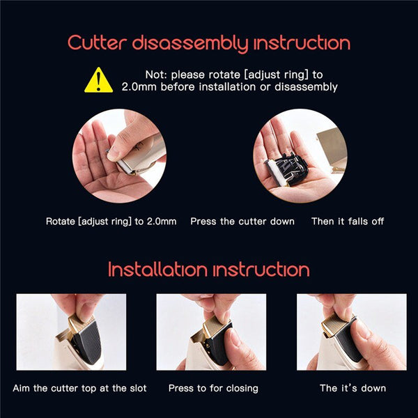 Professional Pet Dog Hair Trimmer Animal Grooming Clippers Cat Cutter - Yahko Merchandise