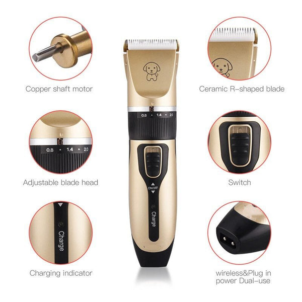Professional Pet Dog Hair Trimmer Animal Grooming Clippers Cat Cutter - Yahko Merchandise