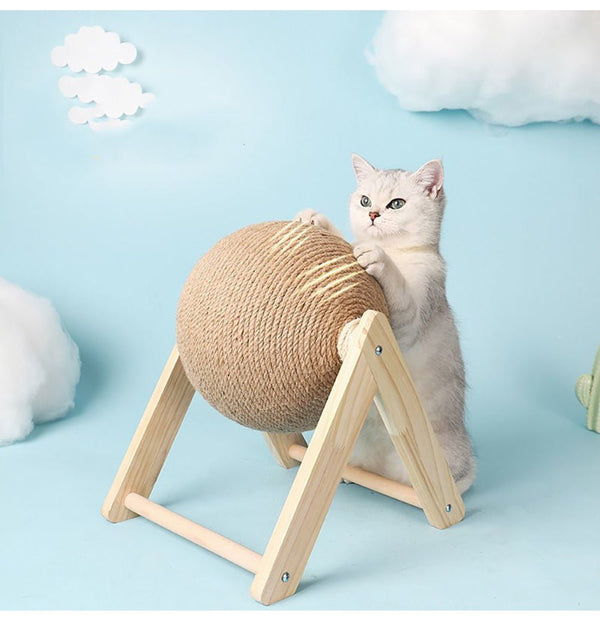 Professional Vertical Cat Toy Sisal Cat Catching Ball - Yahko Merchandise