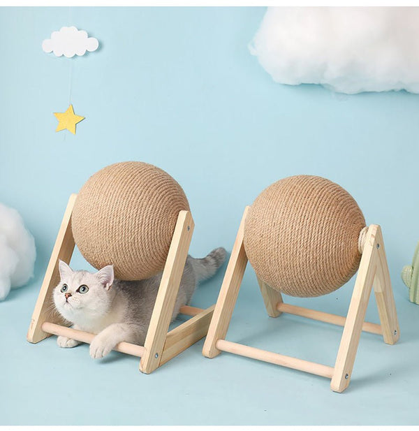 Professional Vertical Cat Toy Sisal Cat Catching Ball - Yahko Merchandise