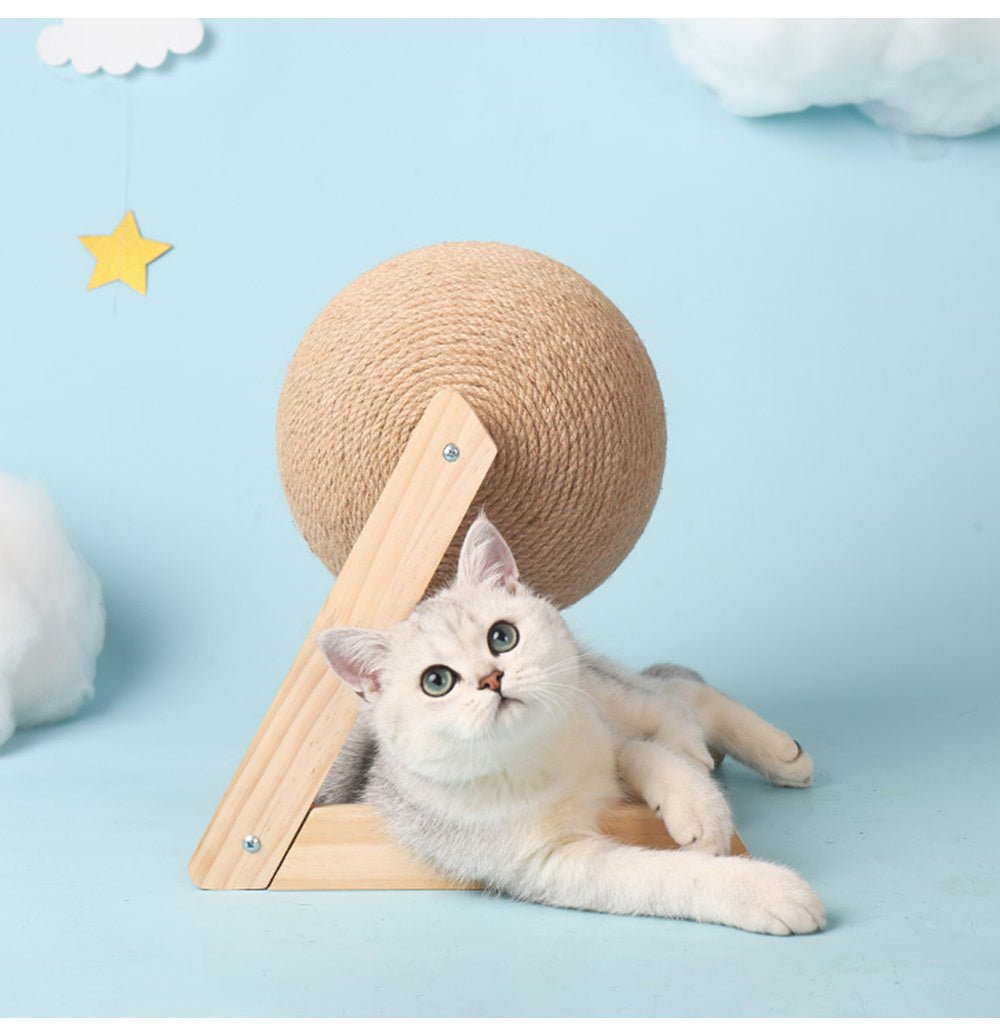 Professional Vertical Cat Toy Sisal Cat Catching Ball - Yahko Merchandise