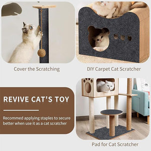 Pruning Cat Scratch Self - adhesive Carpet Mat Suitable Tree Cats - Yahko Merchandise