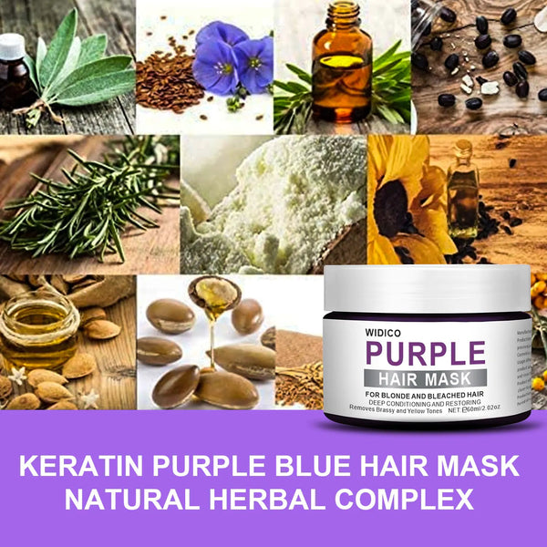 Purple Shampoo for Yellow Tone Removal and Hair Care - Yahko Merchandise