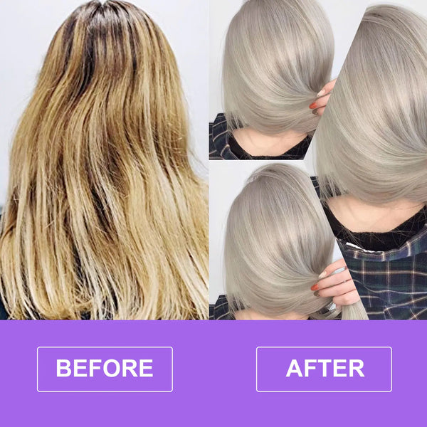 Purple Shampoo for Yellow Tone Removal and Hair Care - Yahko Merchandise