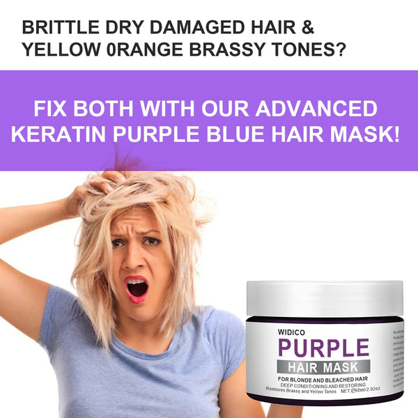Purple Shampoo for Yellow Tone Removal and Hair Care - Yahko Merchandise