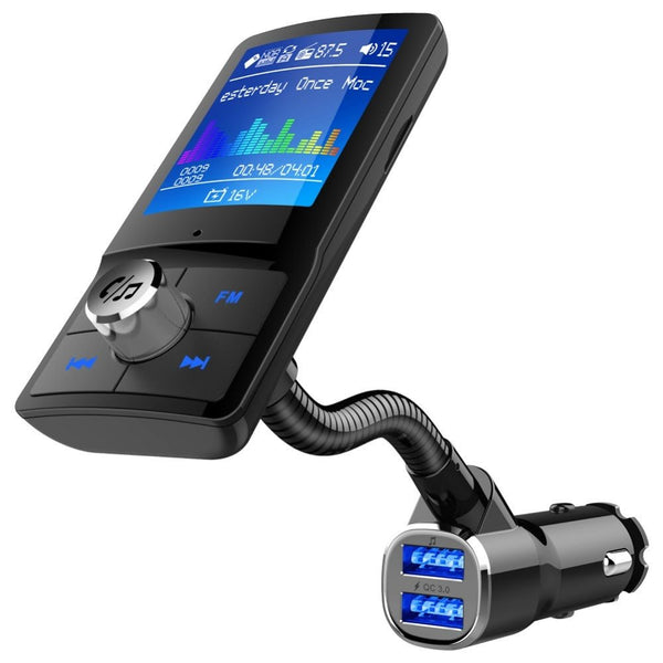 QC3.0 Bluetooth hands - free phone MP3fm transmitter - Yahko Merchandise