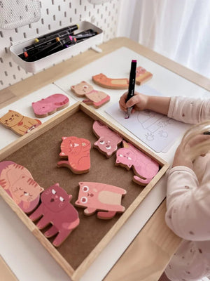 QToys Australia (USA) Cat play set & colouring - Yahko Merchandise
