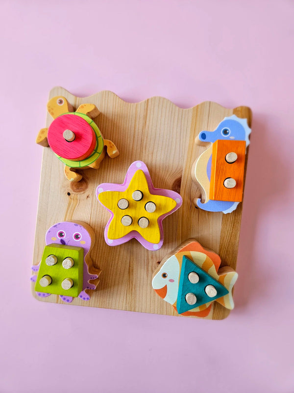 QToys Australia (USA) Sea Animal Shape Puzzle - Yahko Merchandise