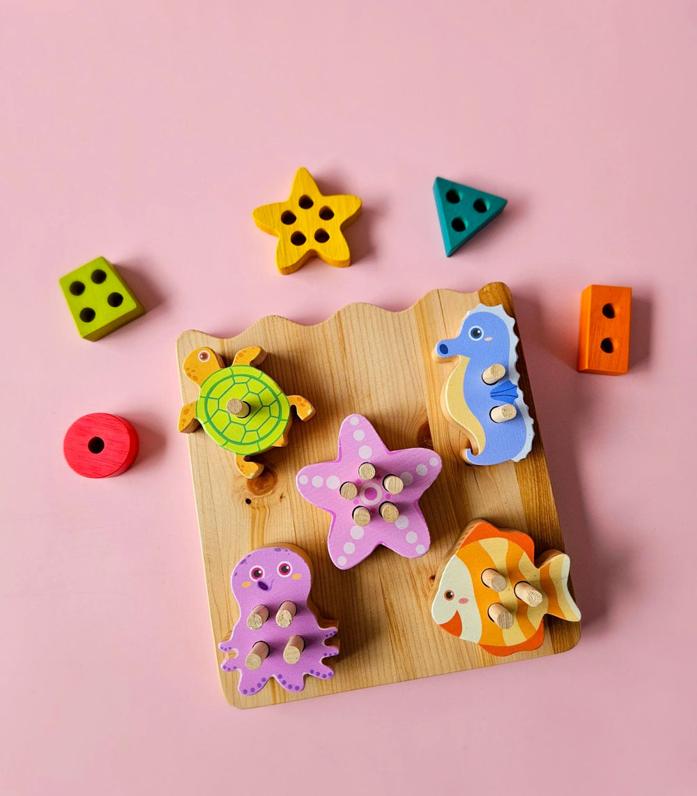 QToys Australia (USA) Sea Animal Shape Puzzle - Yahko Merchandise