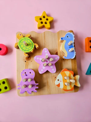 QToys Australia (USA) Sea Animal Shape Puzzle - Yahko Merchandise