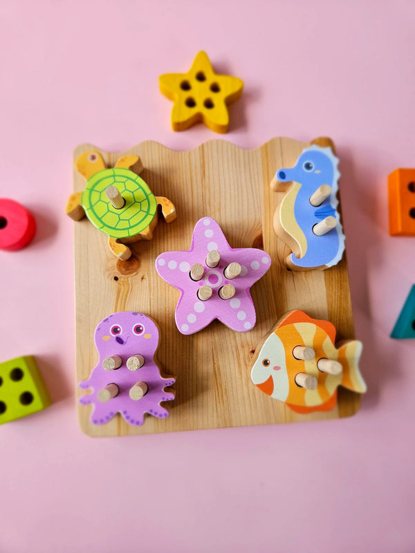 QToys Australia (USA) Sea Animal Shape Puzzle - Yahko Merchandise