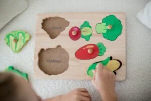 QToys Australia (USA) Vegetable knob puzzle - Yahko Merchandise