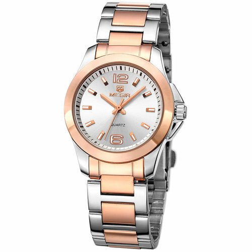 Quartz Steel Waterproof Casual Watch For Women - Yahko Merchandise