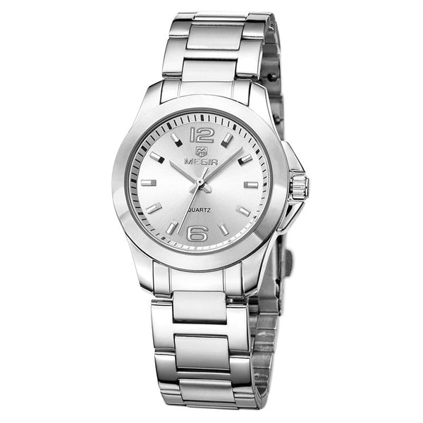 Quartz Steel Waterproof Casual Watch For Women - Yahko Merchandise