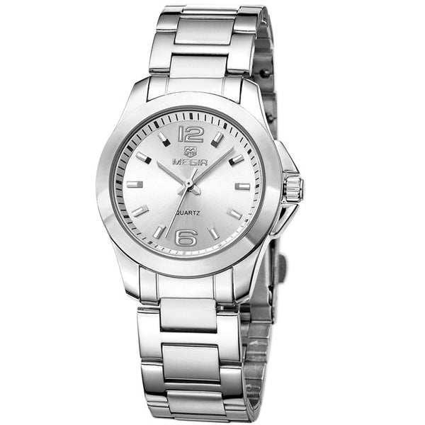 Quartz Steel Waterproof Casual Watch For Women - Yahko Merchandise