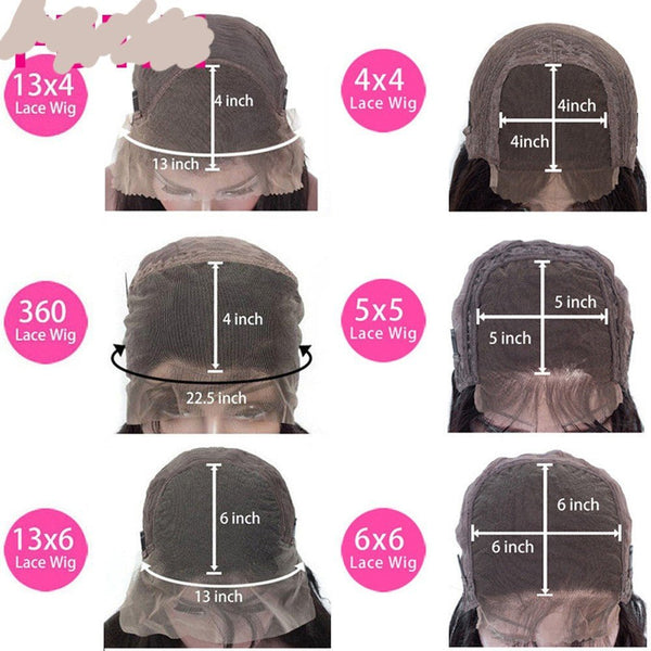Real Human Hair Lace Wig Set Straight Hair Black Medium Length - Yahko Merchandise