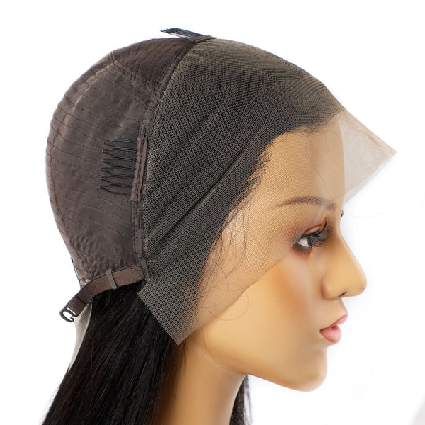 Real Human Hair Wig Lace Hair Set 9a Hair Quality Straight Hair - Yahko Merchandise