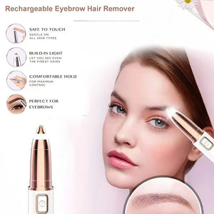 Rechargeable Painless Eyebrow Hair Remover Tool - Yahko Merchandise