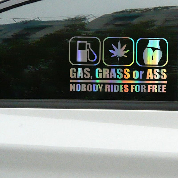 Reflective car sticker - Yahko Merchandise