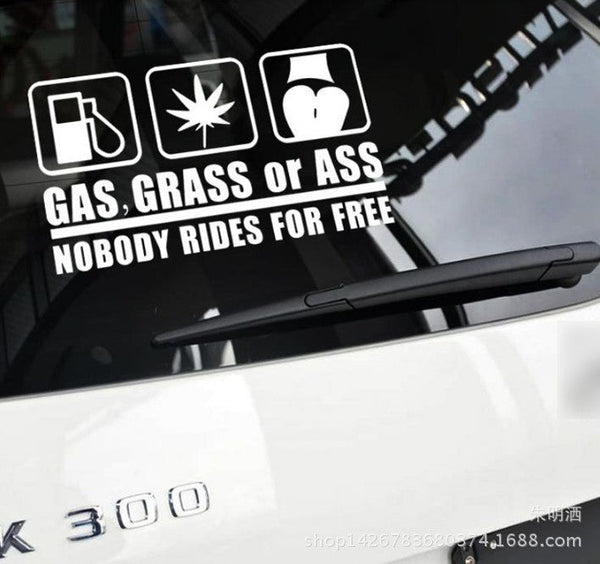 Reflective car sticker - Yahko Merchandise