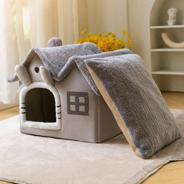 Removable Roof Plush Pet House - Yahko Merchandise