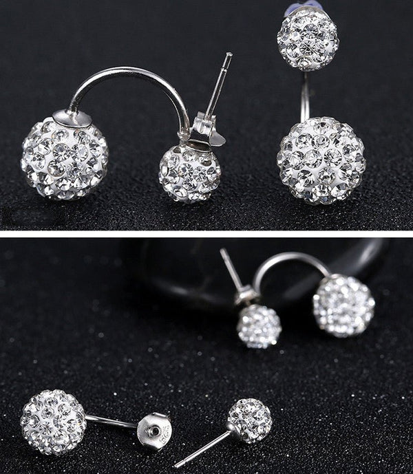 Rhinestone earrings - Yahko Merchandise