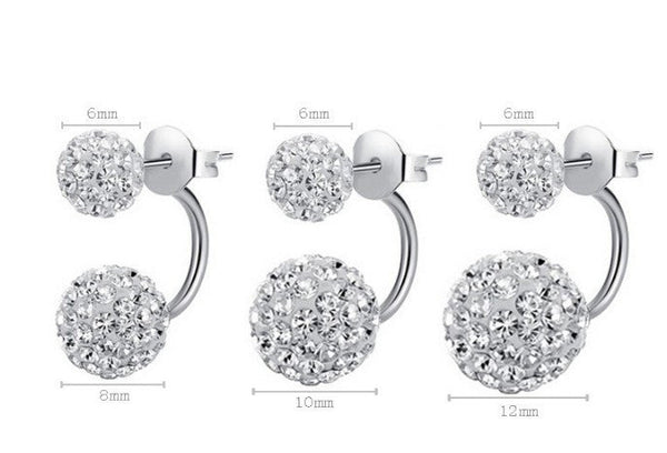 Rhinestone earrings - Yahko Merchandise