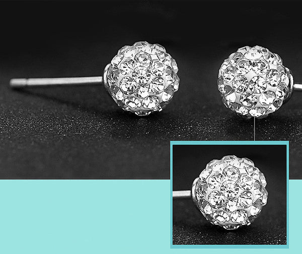 Rhinestone earrings - Yahko Merchandise