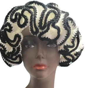 Ruffled Handmade Knit Bucket Hat - Yahko Merchandise