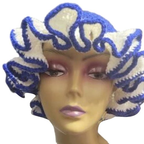 Ruffled Handmade Knit Bucket Hat - Yahko Merchandise