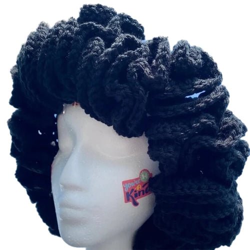 Ruffled Handmade Knit Bucket Hat - Yahko Merchandise