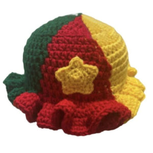 Ruffled Handmade Knit Bucket Hat - Yahko Merchandise