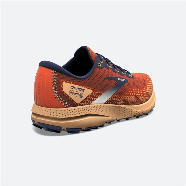Running Shoes for Adults Brooks Divide 3 Orange Men - Yahko Merchandise
