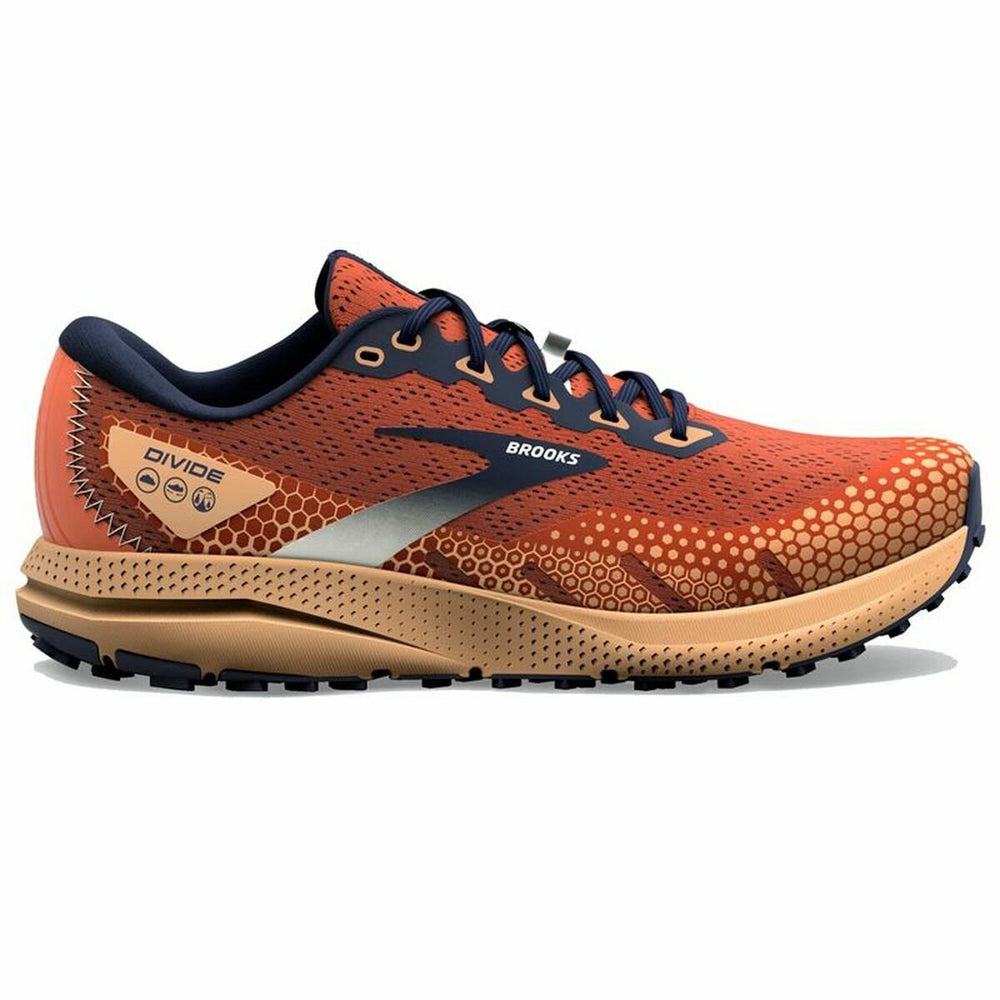 Running Shoes for Adults Brooks Divide 3 Orange Men - Yahko Merchandise