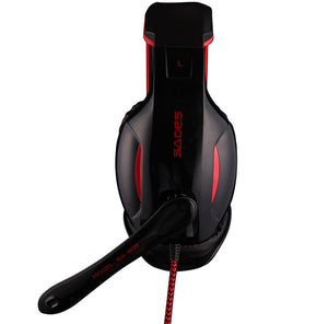 SADES SA 902 Hero Alliance Gaming Headphones USB PC Light Audio - Yahko Merchandise