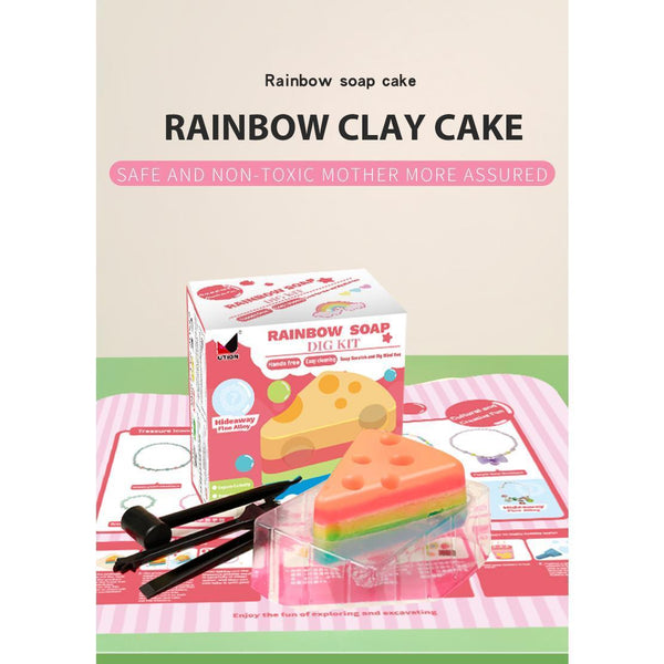 Safe Material Early Education Rainbow Mud Cake Children Toy - Yahko Merchandise