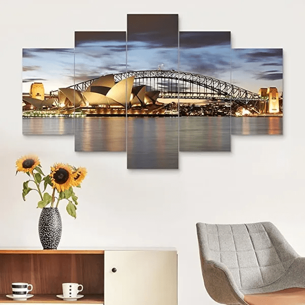 Set Of Five Framed Painting For Wall Decoration, 3D Paintings For Home - Yahko Merchandise