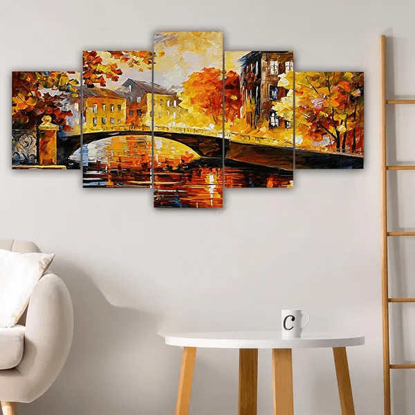 Set Of Five Framed Painting For Wall Decoration, 3D Paintings For Home - Yahko Merchandise