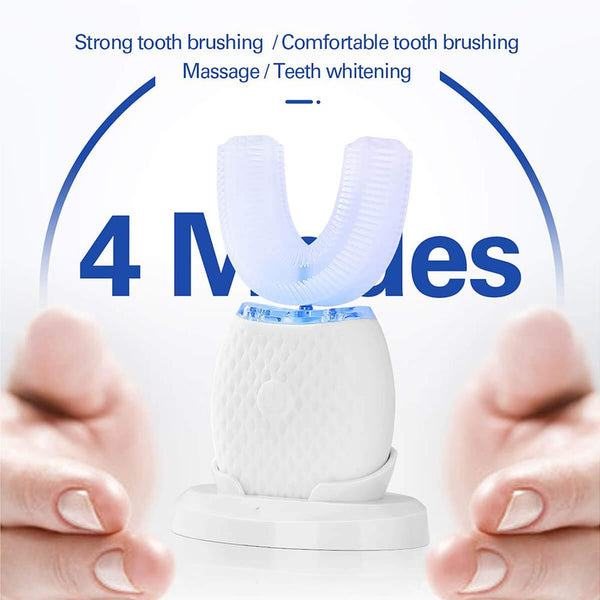Silicone Electric Toothbrush 360° for Aldult Smart Automatic Whitening - Yahko Merchandise