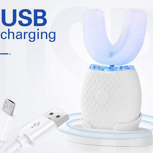 Silicone Electric Toothbrush 360° for Aldult Smart Automatic Whitening - Yahko Merchandise
