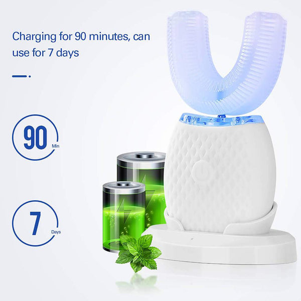 Silicone Electric Toothbrush 360° for Aldult Smart Automatic Whitening - Yahko Merchandise