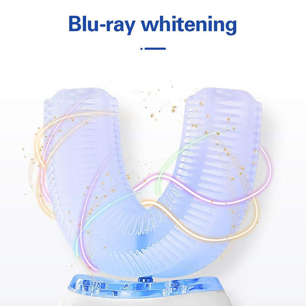 Silicone Electric Toothbrush 360° for Aldult Smart Automatic Whitening - Yahko Merchandise