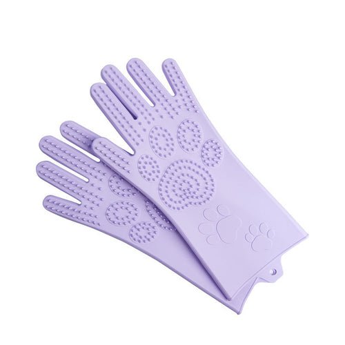 Silicone Heat - resistant Cleaning Brush Scrubbing Gloves - Yahko Merchandise