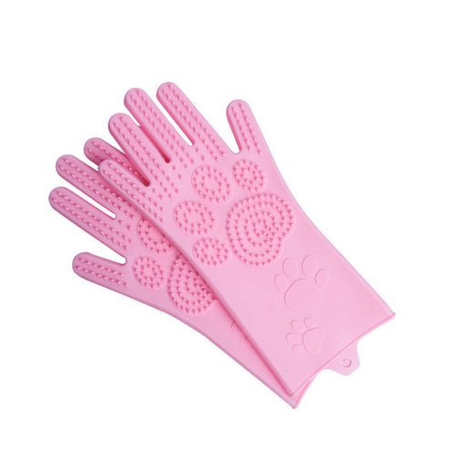 Silicone Heat - resistant Cleaning Brush Scrubbing Gloves - Yahko Merchandise