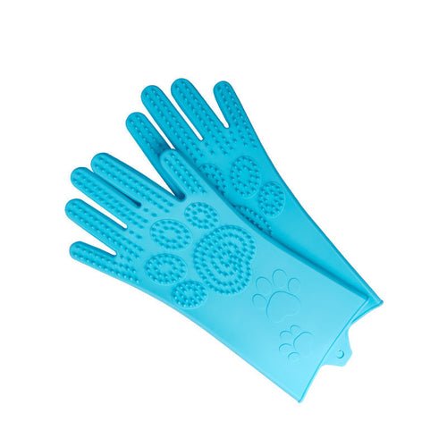 Silicone Heat - resistant Cleaning Brush Scrubbing Gloves - Yahko Merchandise