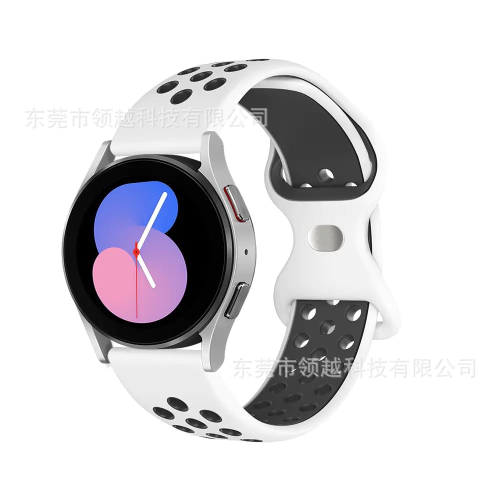 Silicone Watch Strap with Butterfly Clasp for Samsung & Huawei - Yahko Merchandise